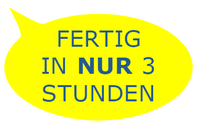 Button Sprechblase fertin in nur 3 Stunden